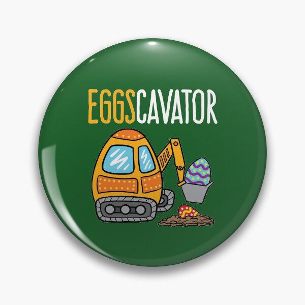 Item preview, Eggscavator Excavator Easter Eggs designed and sold by jaygo.