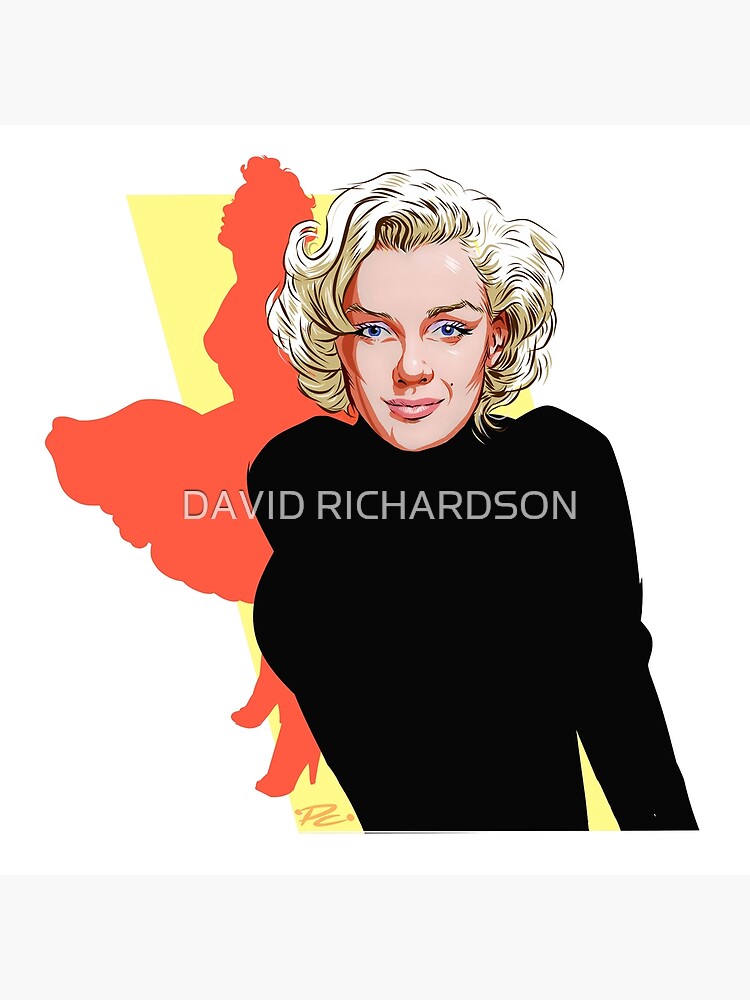 Disover Marilyn Monroe - An illustration by Paul Cemmick Premium Matte Vertical Poster