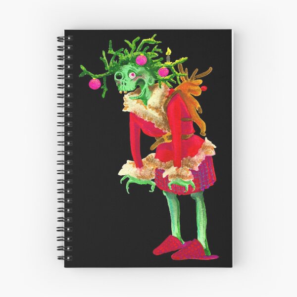 Item preview, Zombie grandma woman Christmas advent wreath designed and sold by tada-leipzig.