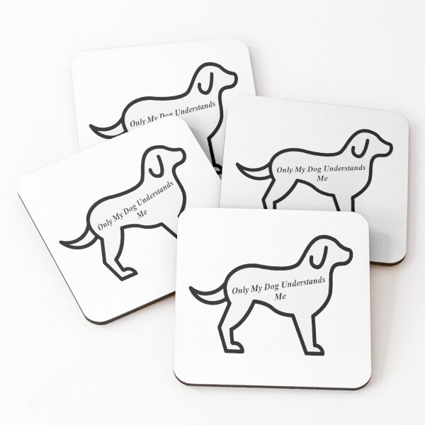 Item preview, Only My Dog Understands Me designed and sold by NancyArtDesigns.