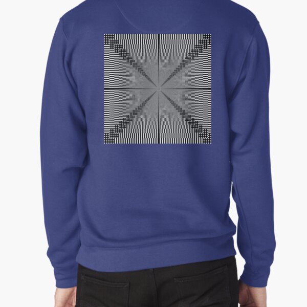 Grid Pullover Sweatshirt