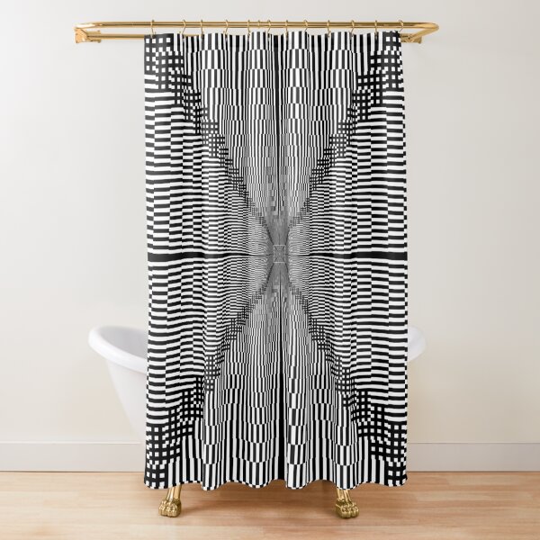 Grid Shower Curtain