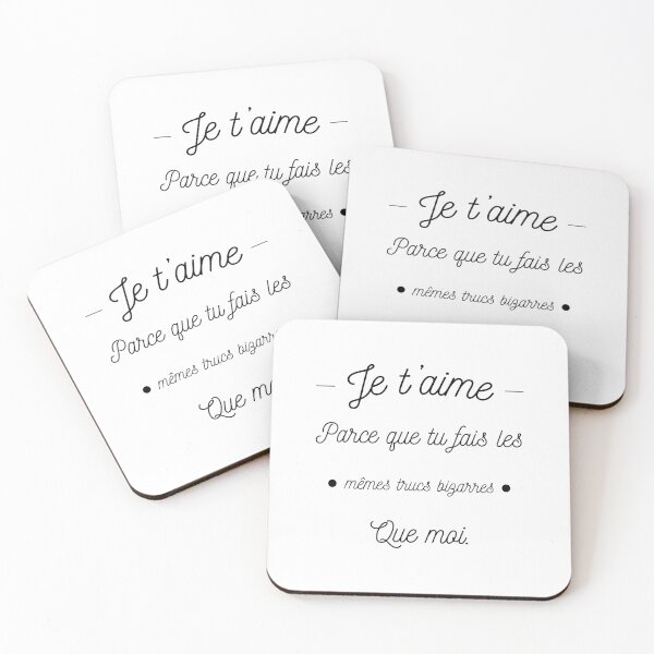 Item preview, I love you because you do the same weird stuff that I do designed and sold by Curlyhaire.