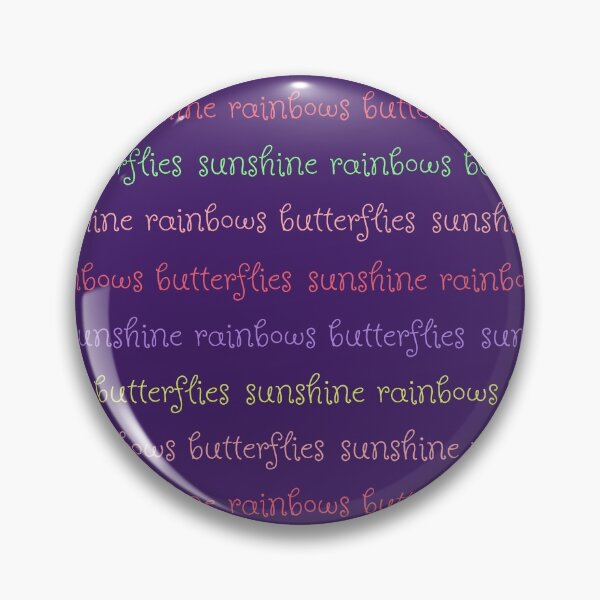 Artikelvorschau, Sonnenschein Regenbogen Schmetterlinge Textmuster entworfen und verkauft von LoveLifeRandom.