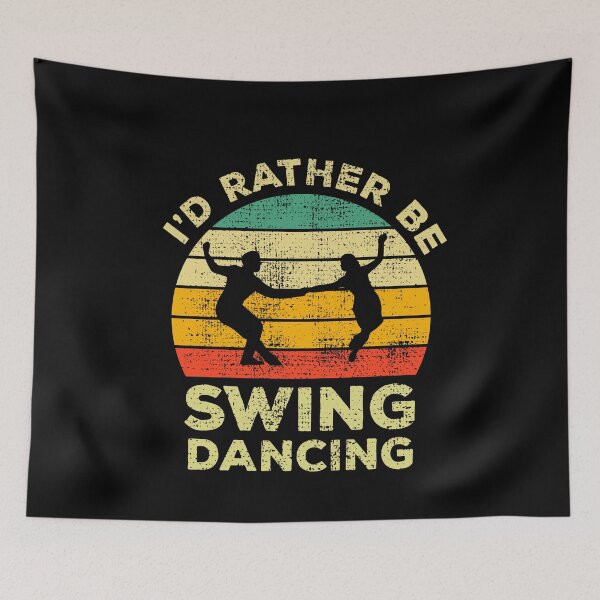 Item preview, I’d Rather Be Swing Dancing Vintage Gift For Swing Dancers designed and sold by JokeGysen.