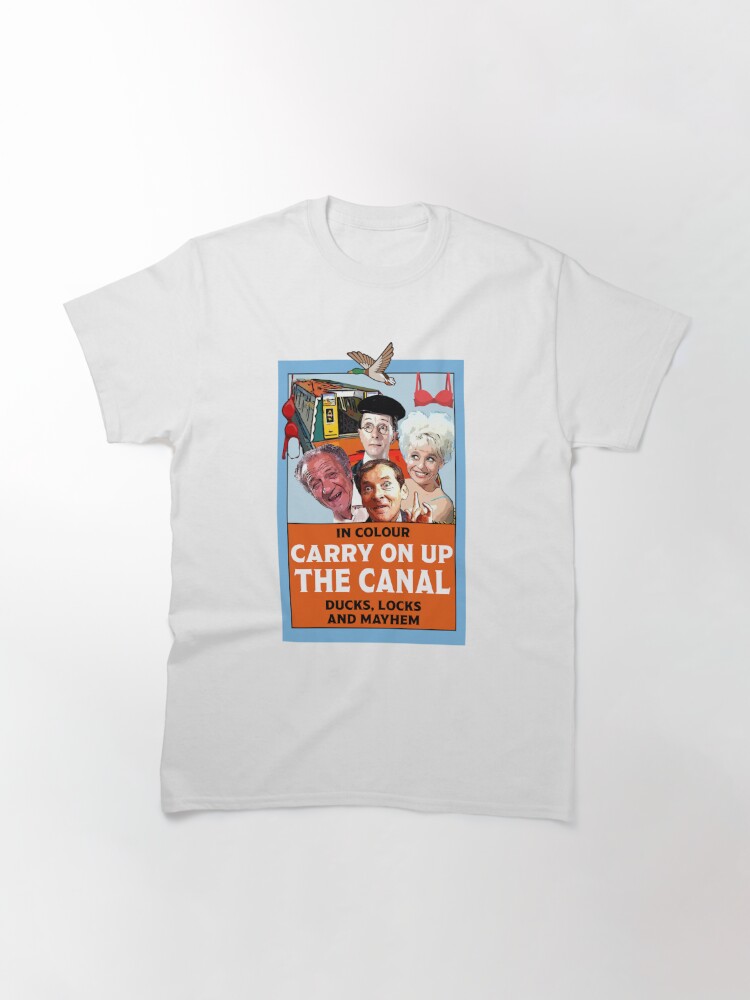 Discover Funny Narrowboat - Canalboat Gifts - Carry On Up The Canal  T-Shirt