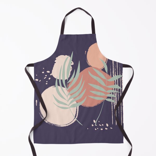 Item preview, Abstract shapes dots and plants digital design illustration 70 designed and sold by MyBlackDreams.