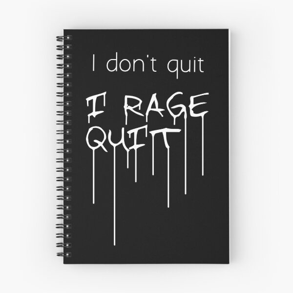 Item preview, Rage quit designed and sold by Trashy-Designs.