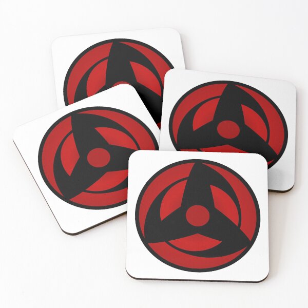 Yeux rouges Dessous de verre (lot de 4)