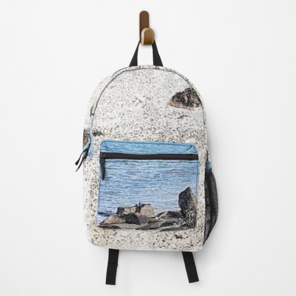Item preview, Blue ocean, sandy white rocky beach of Norway designed and sold by Digibee.