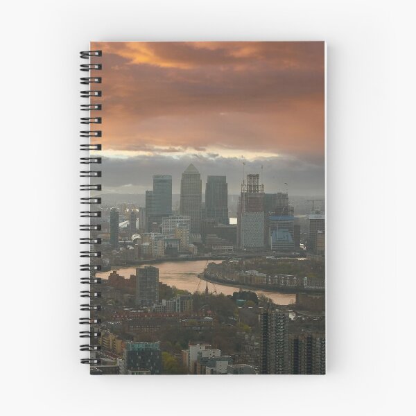 Item preview, Canary Wharf at sunset designed and sold by David Milnes.