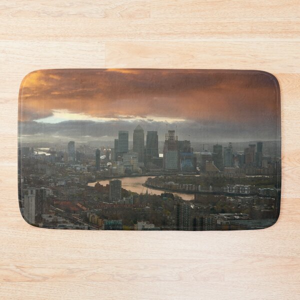 Item preview, Canary Wharf at sunset designed and sold by David Milnes.