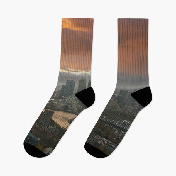 Item preview, Canary Wharf at sunset designed and sold by David Milnes.
