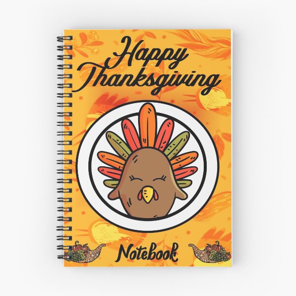 Item preview, The turkey Thanksgiving celebration Journal Notebook Gift For Kids, Nurse, friends and teacher or your loved ones designed and sold by Steve  Morley.