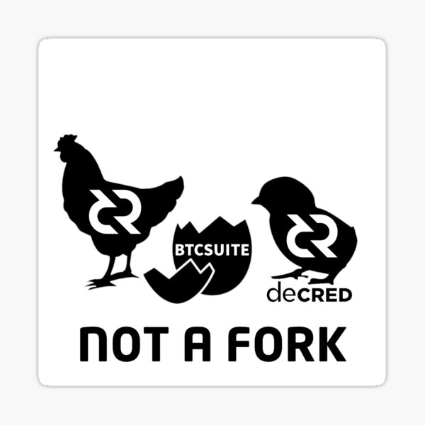 (sticker) Not a fork v4 Sticker