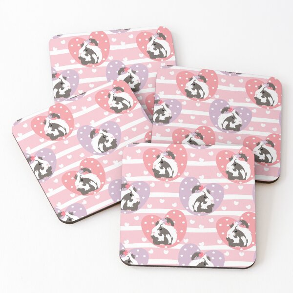 Item preview, Love Kawaii Silkie Guinea pig designed and sold by Lulupainting.