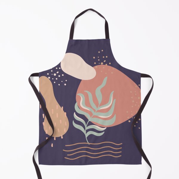Item preview, Abstract shapes dots and leaves digital design illustration 71 designed and sold by MyBlackDreams.