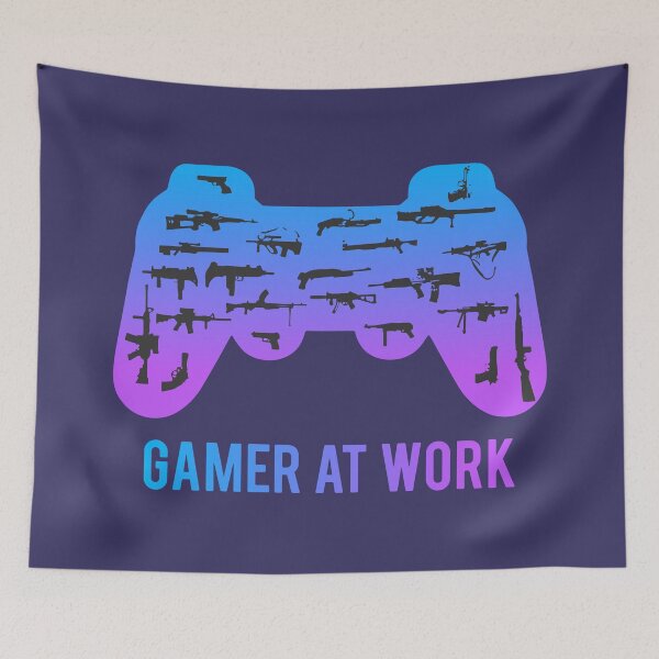 Item preview, Gamer At Work designed and sold by designdroplet.