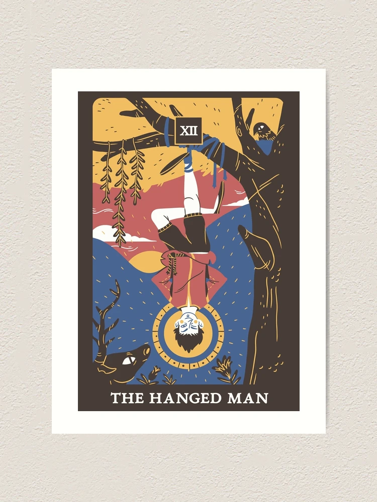 The Hanged Man Tarot Card Art Print for Sale by myabstractmind