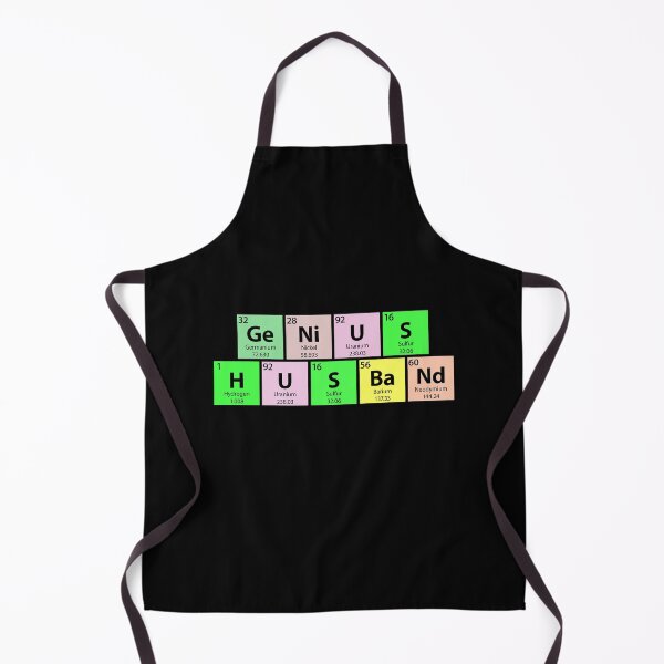 Item preview, Genius Husband Periodic Table designed and sold by Gold Wings Tees.