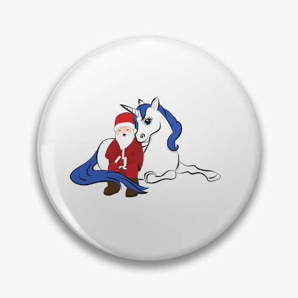 Item preview, Santa Claus And Unicorn designed and sold by thersant.