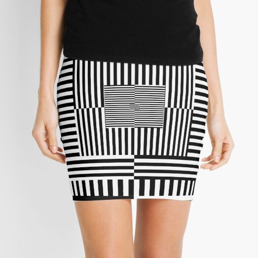 grid Mini Skirt