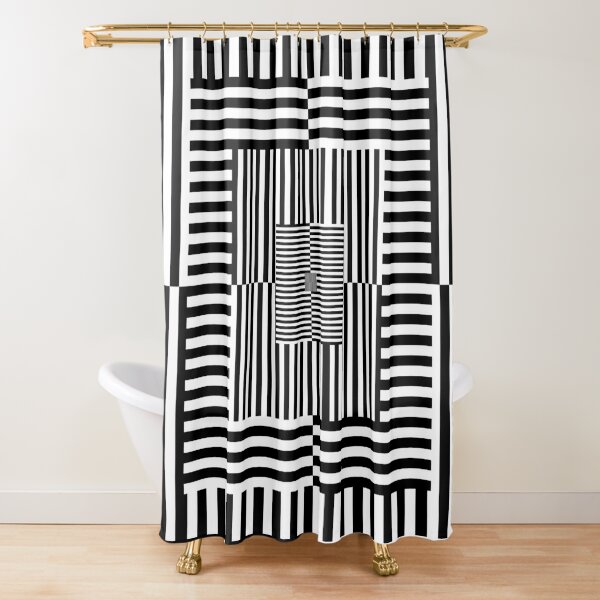 grid Shower Curtain