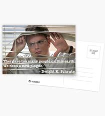 Dwight Schrute Quote Postcards