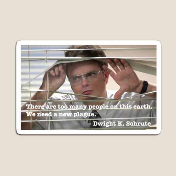Item preview, Dwight Schrute Zitat designed and sold by decentart.