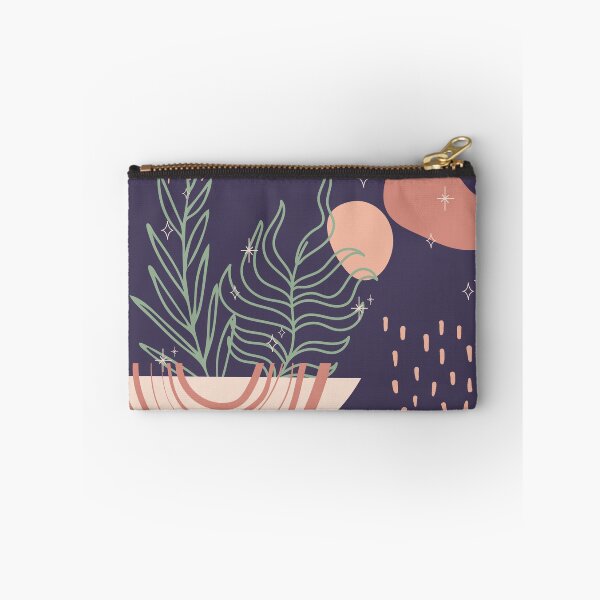 Item preview, Abstract shapes stars lines and plants digital design illustration 72 designed and sold by MyBlackDreams.