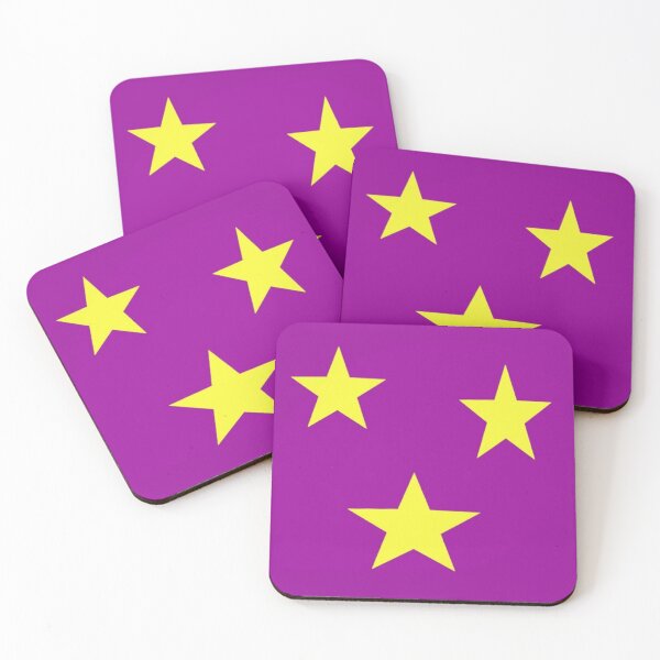 Item preview, Yellow stars on purple designed and sold by tetibright.
