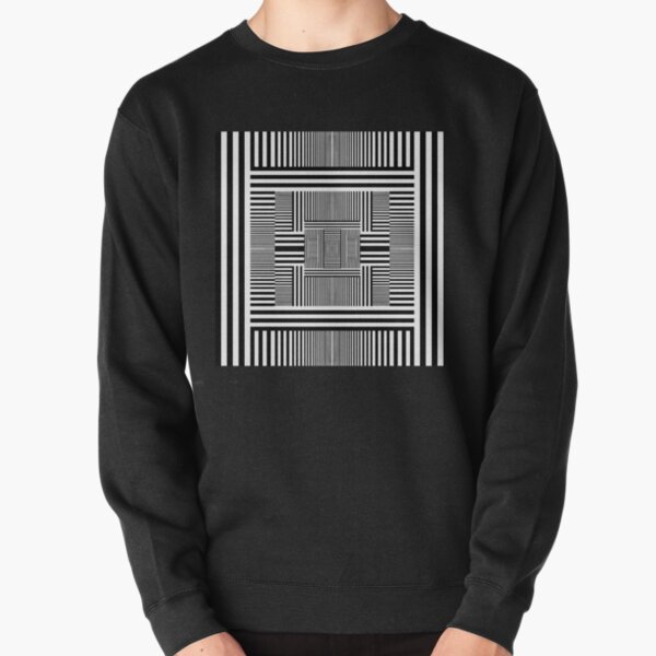 Grid Pullover Sweatshirt