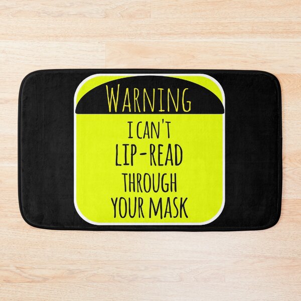 Item preview, Warning i can't lip-read through your mask designed and sold by Design-Maniya.