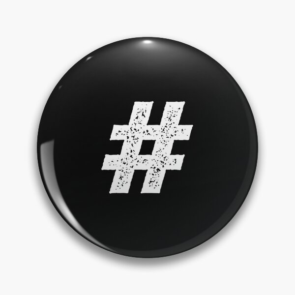 Item preview, #   Hashtag, Pound Sign, Sharp Symbol designed and sold by Gold Wings Tees.