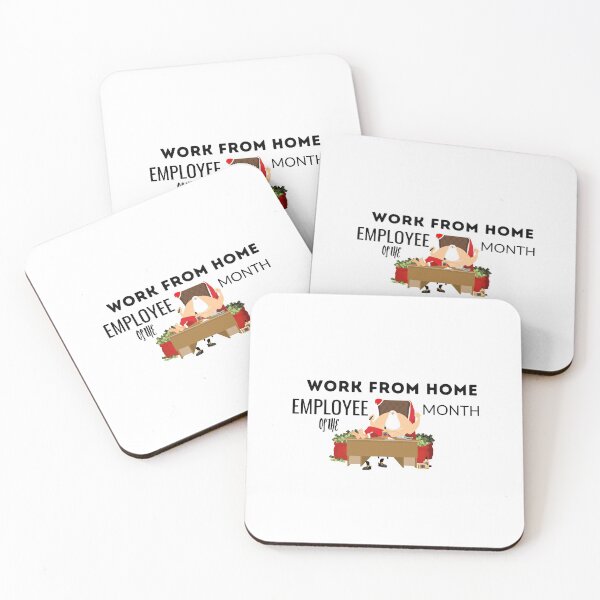 Item preview, Work from Home Employee of the Month Christmas designed and sold by ImperialBaron.