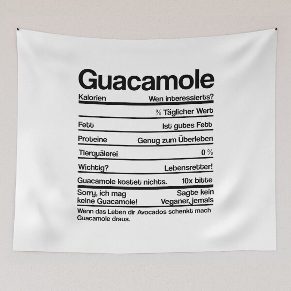 Item preview, VALORES NUTRICIONALES DE GUACAMOLE designed and sold by noahs-shop.