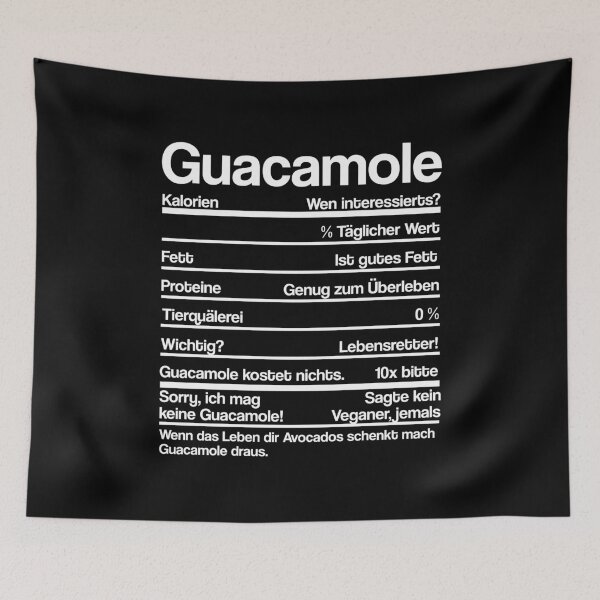 Item preview, VALORES NUTRICIONALES DE GUACAMOLE designed and sold by noahs-shop.