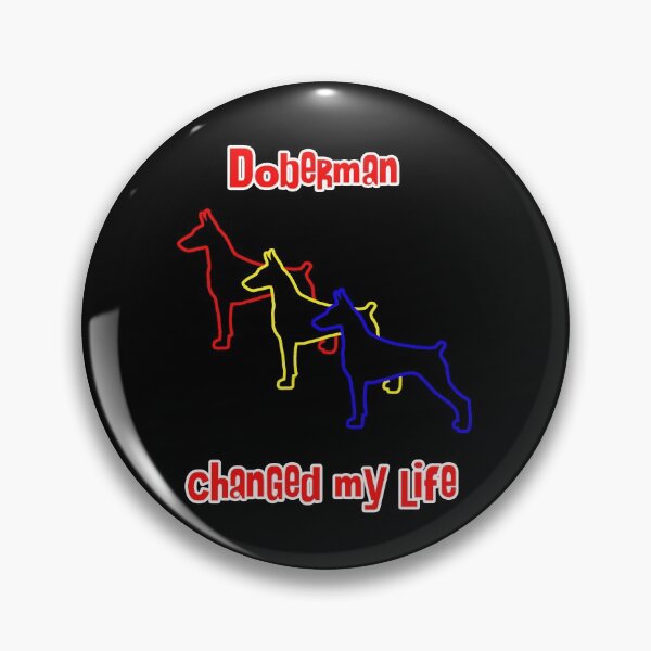 Item preview, Doberman Pinscher Changed my Life - Dog Art dogs Silhouette - pet designed and sold by Coolstuff4you71.