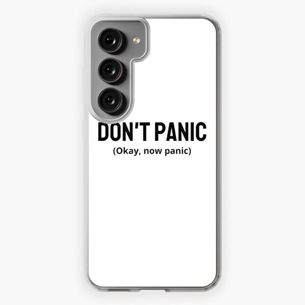 Don't Panic- HHGG Samsung Galaxy Phone Case for Sale by doomBotKV