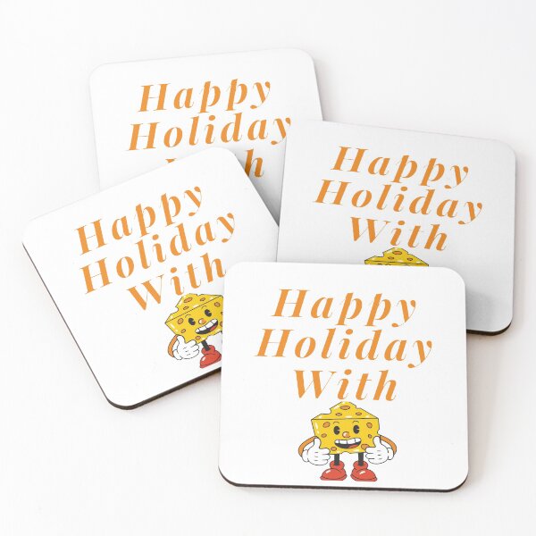 Item preview, Happy holidays with cheese designed and sold by ibrahim2022.