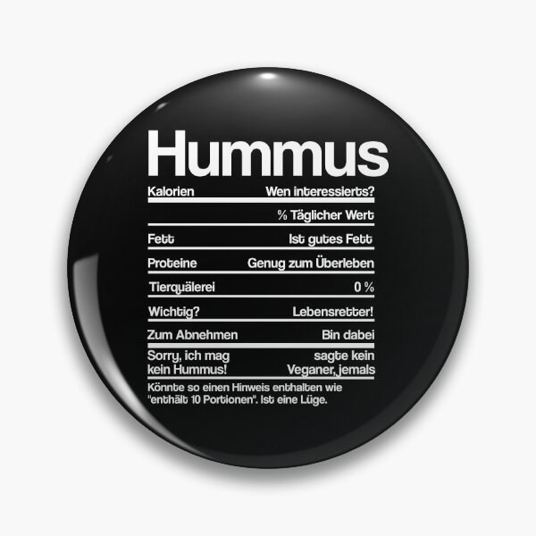 Item preview, HUMMUS NUTRITION FACTS designed and sold by noahs-shop.