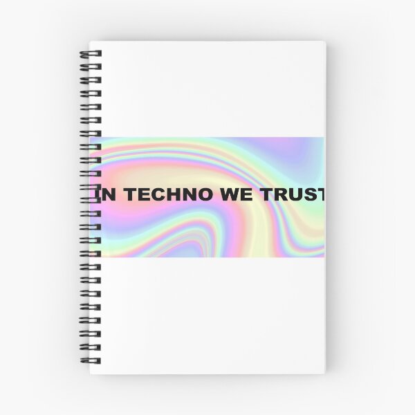 Item preview, IN TECHNO WE TRUST designed and sold by SoulRising.