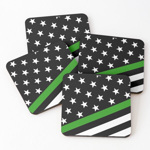 Item preview, Thin green line tee designed and sold by UrbanGiftShop.