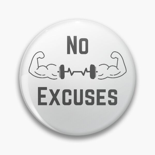 Item preview, No Excuses - Gym Motivation designed and sold by Sam-DesignMart.