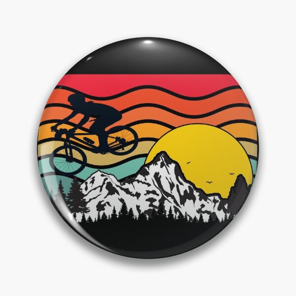 Item preview, Mountain Waves - Mountain Biker  designed and sold by HeatherPore.