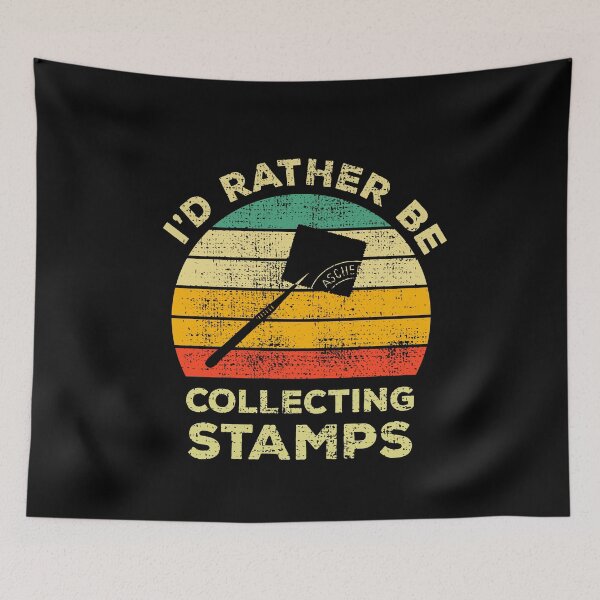 Item preview, I’d Rather Be Collecting Stamps Vintage Gift For Stamp collectors designed and sold by JokeGysen.