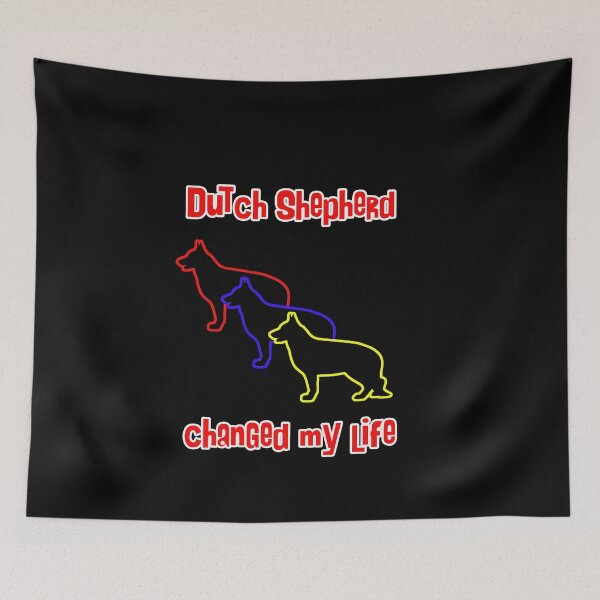 Item preview, Dutch Shepherd Changed my Life - Dog Art dogs Silhouette - pet designed and sold by Coolstuff4you71.