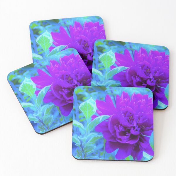 Item preview, Moody Weigela Garden Purple Peony Flower designed and sold by myrubiogarden.