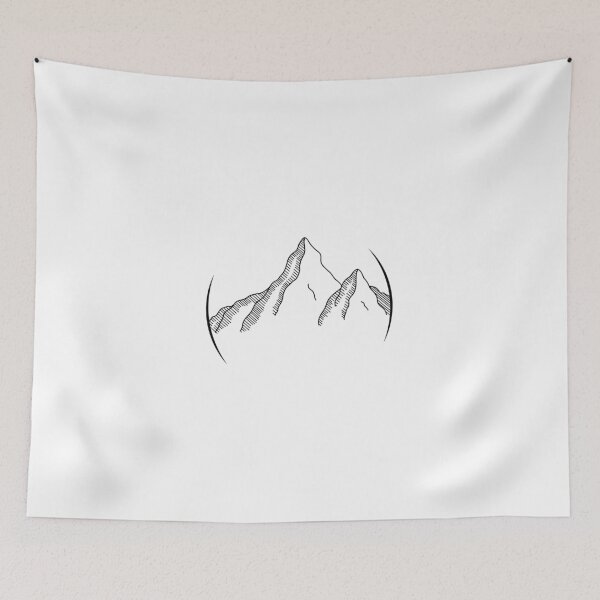 Item preview, Mini Mountain - Black Lined designed and sold by Michael Blair.