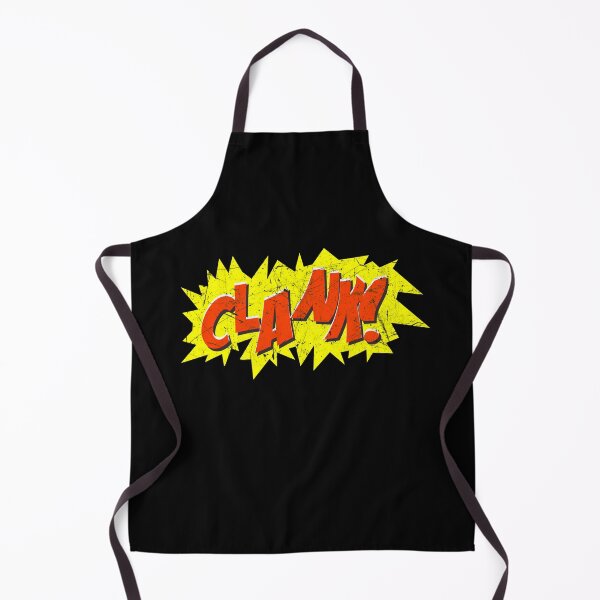Item preview, Super Hero Comic Book Onomatopoeia. Clank! designed and sold by Gold Wings Tees.